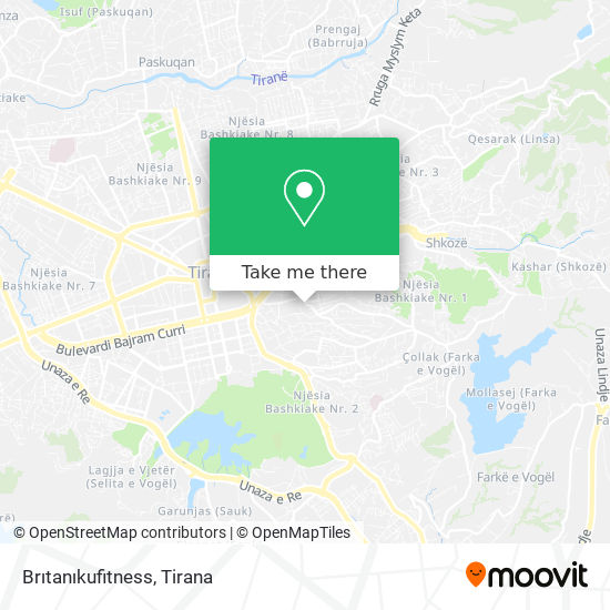 Brıtanıkufitness map