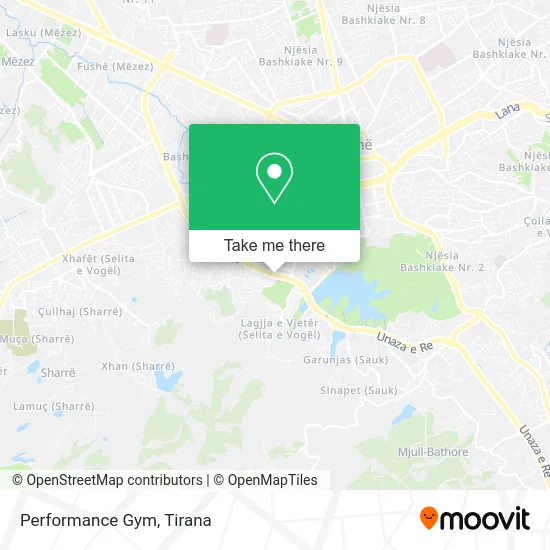 Performance Gym χάρτης