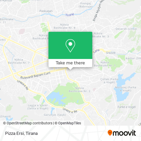 Pizza Ersi map