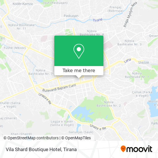 Vila Shard Boutique Hotel χάρτης