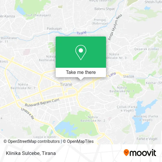 Klinika Sulcebe map