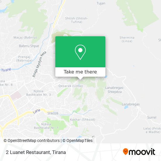 2 Luanet Restaurant map