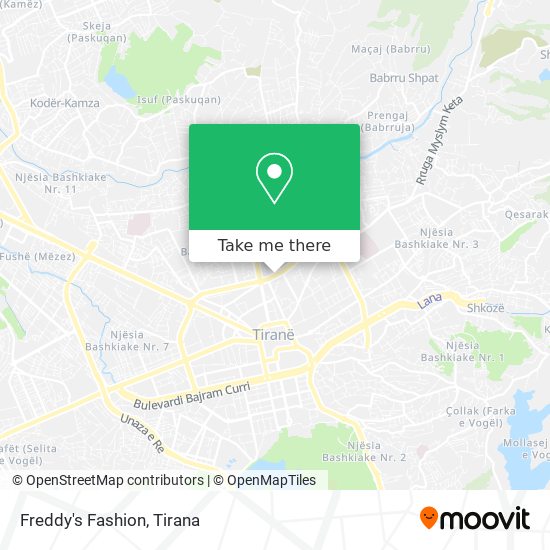 Freddy's Fashion map