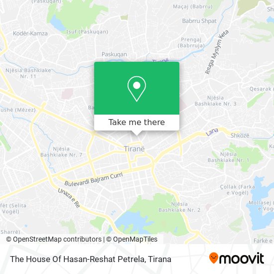 The House Of Hasan-Reshat Petrela χάρτης