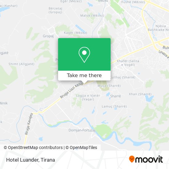 Hotel Luander map