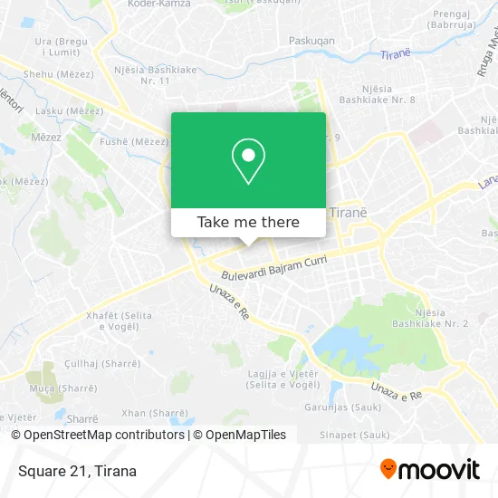 Square 21 map