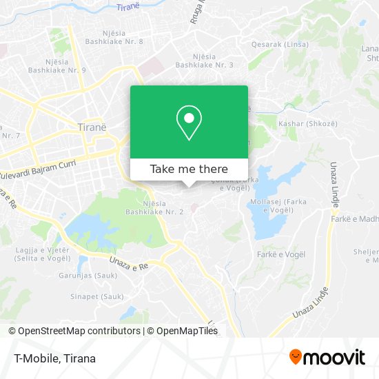 T-Mobile χάρτης