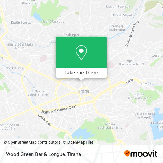 Wood Green Bar & Longue map