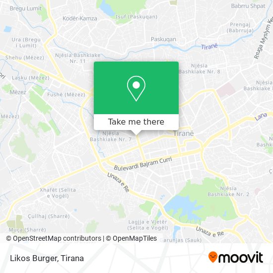 Likos Burger map
