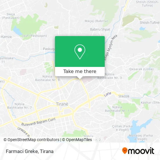 Farmaci Greke χάρτης