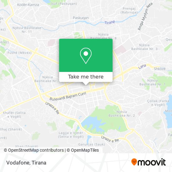 Vodafone map