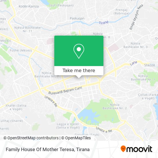 Family House Of Mother Teresa map