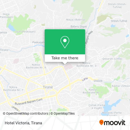 Hotel Victoria χάρτης