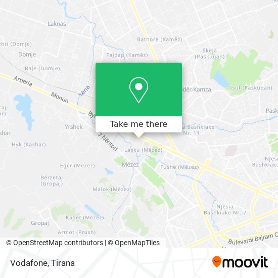 Vodafone map