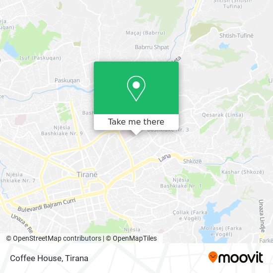 Coffee House χάρτης