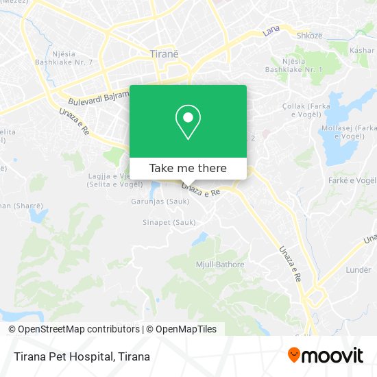 Tirana Pet Hospital χάρτης