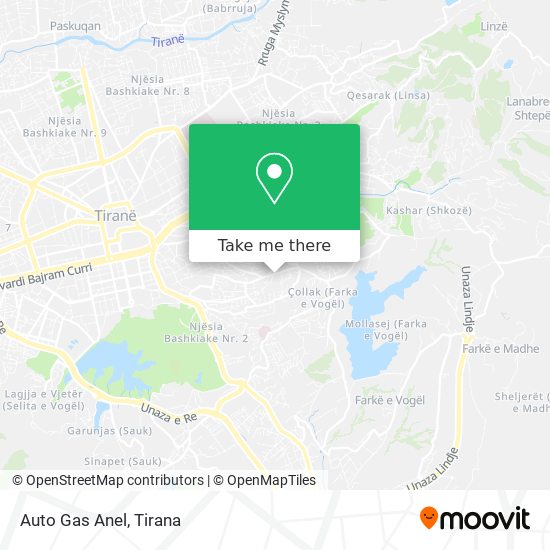 Auto Gas Anel map