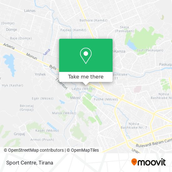 Sport Centre map