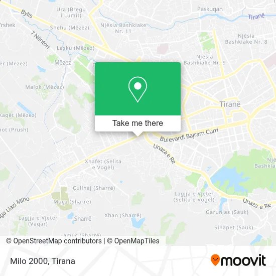 Milo 2000 map