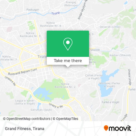 Grand Fitness map