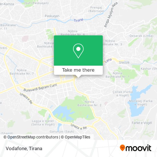 Vodafone map