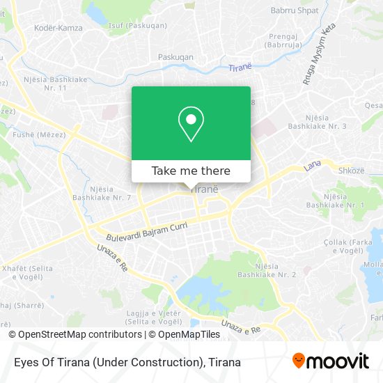 Eyes Of Tirana (Under Construction) χάρτης