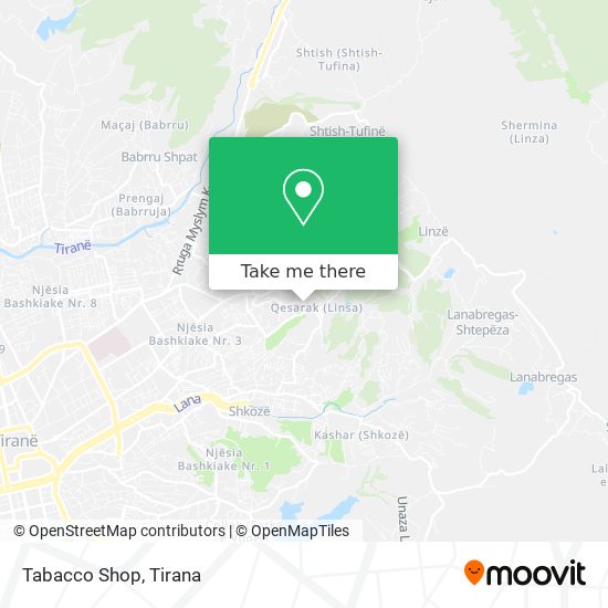 Tabacco Shop map