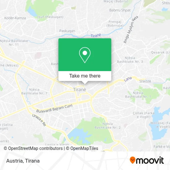 Austria χάρτης