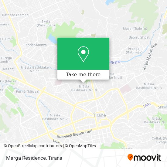 Marga Residence χάρτης
