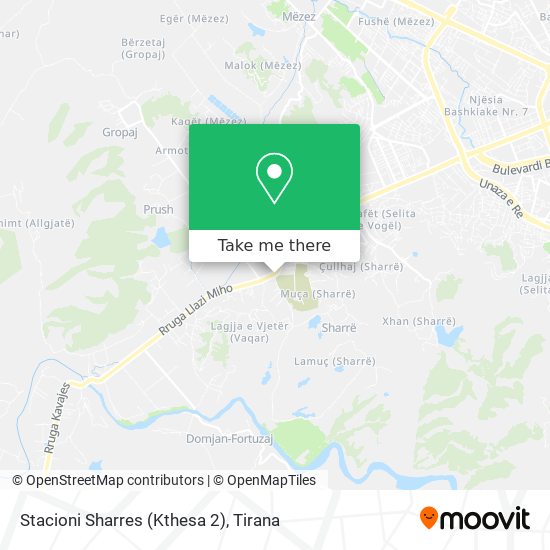 Stacioni Sharres (Kthesa 2) map