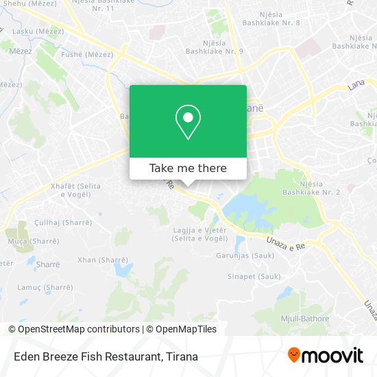 Eden Breeze Fish Restaurant χάρτης