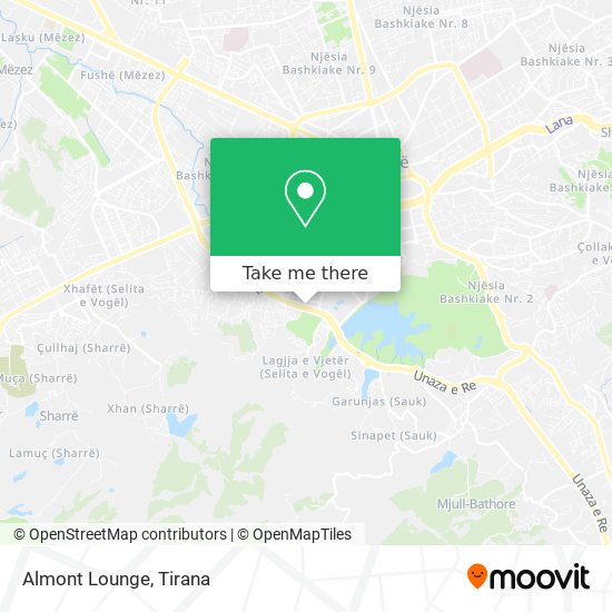 Almont Lounge map