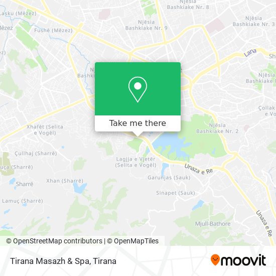 Tirana Masazh & Spa χάρτης