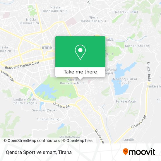 Qendra Sportive smart χάρτης