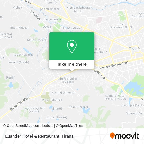 Luander Hotel & Restaurant map