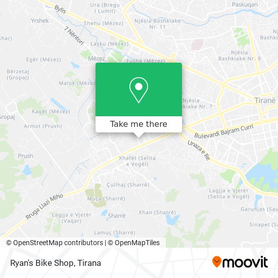 Ryan's Bike Shop χάρτης