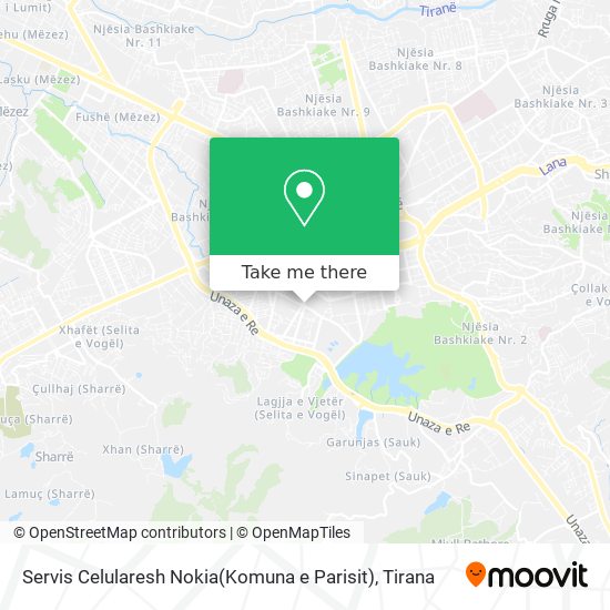 Servis Celularesh Nokia(Komuna e Parisit) χάρτης
