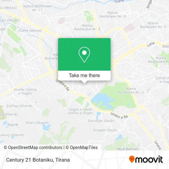 Century 21 Botaniku χάρτης