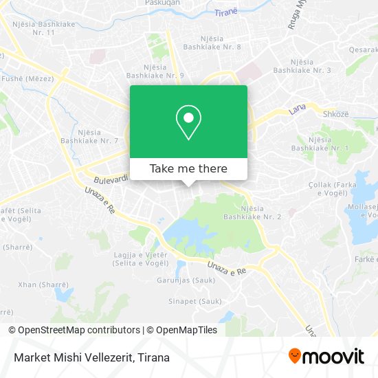 Market Mishi Vellezerit χάρτης