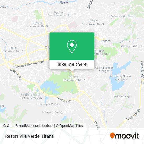 Resort Vila Verde map