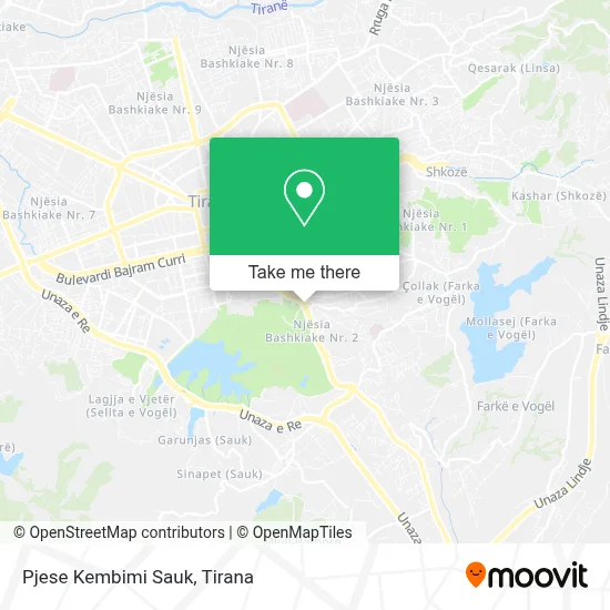 Pjese Kembimi Sauk map