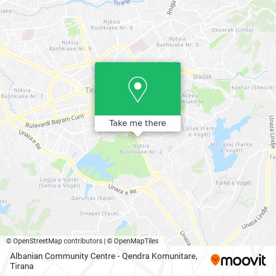 Albanian Community Centre - Qendra Komunitare map