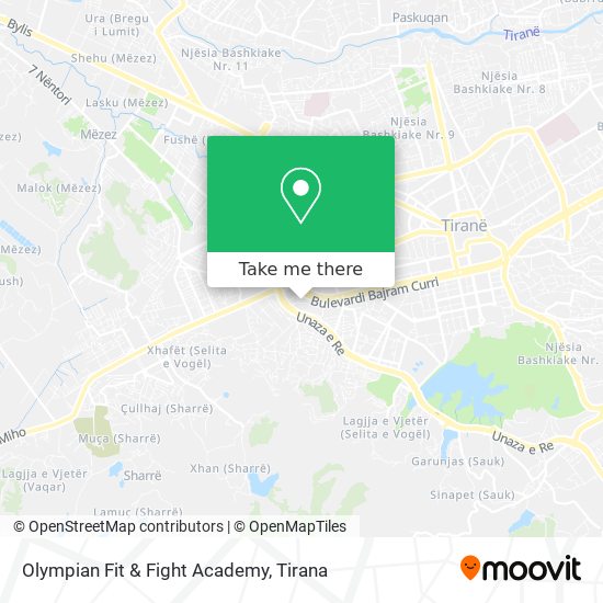 Olympian Fit & Fight Academy map