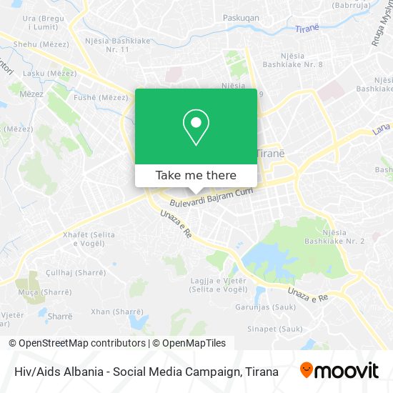 Hiv / Aids Albania - Social Media Campaign χάρτης