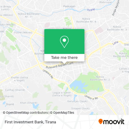 First Investment Bank map