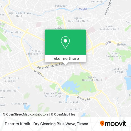 Pastrim Kimik - Dry Cleaning Blue Wave map