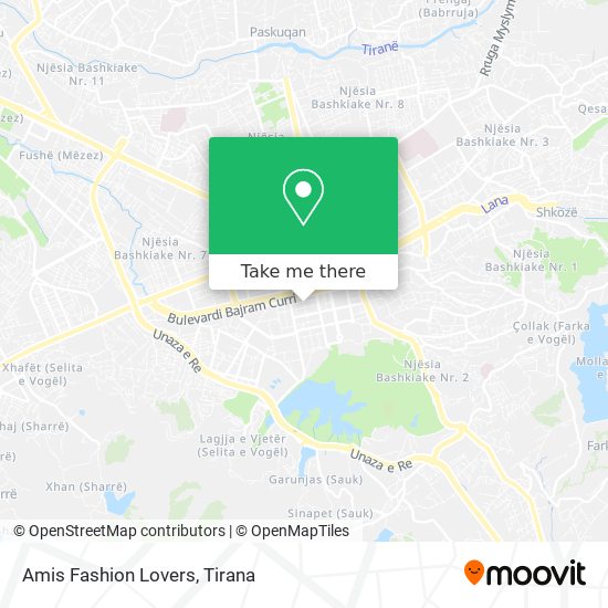 Amis Fashion Lovers map