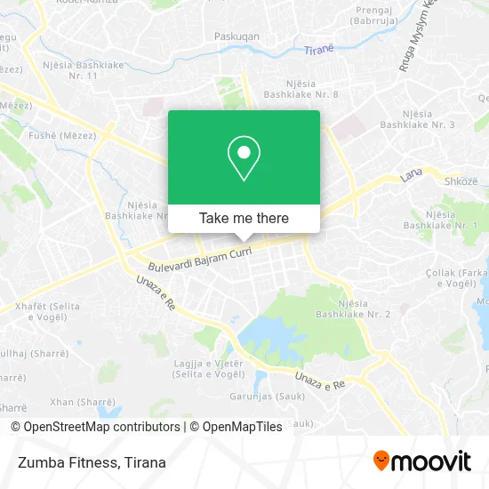 Zumba Fitness χάρτης