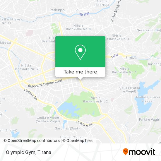 Olympic Gym map