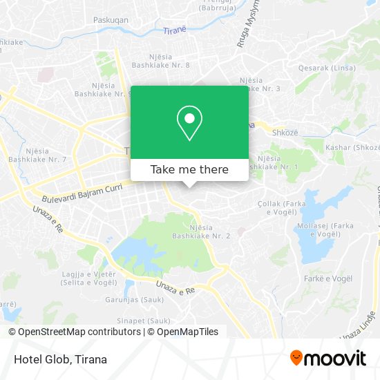 Hotel Glob map